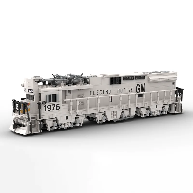 Eisenbahn Zug Modell Moc Gebäude Ziegel EMD GM10B Züge Modell Technologie Modulare Blöcke Geschenke Weihnachten Spielzeug DIY Sets Montage