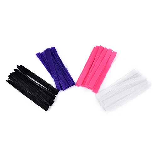 10Pcs Cosmetic Make Up Brush Pen Netting Cover Mesh Sheath Protectors Guards