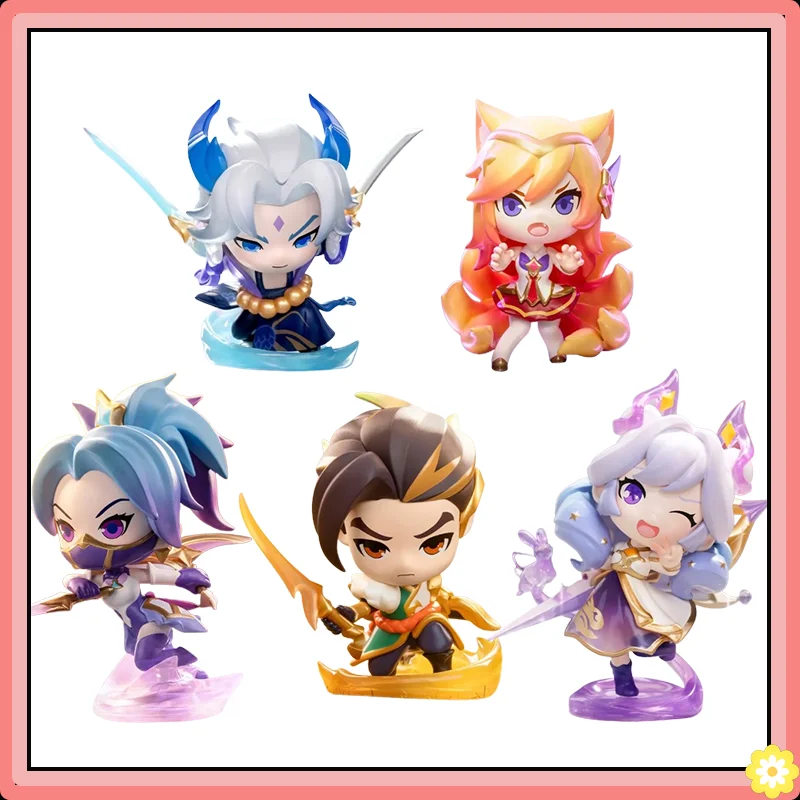 

Teamfight Tactics Ahri Akali Irelia Yasuo The Unforgotten Yone Luxanna Action Figures Model Game PeripheralGifts Original