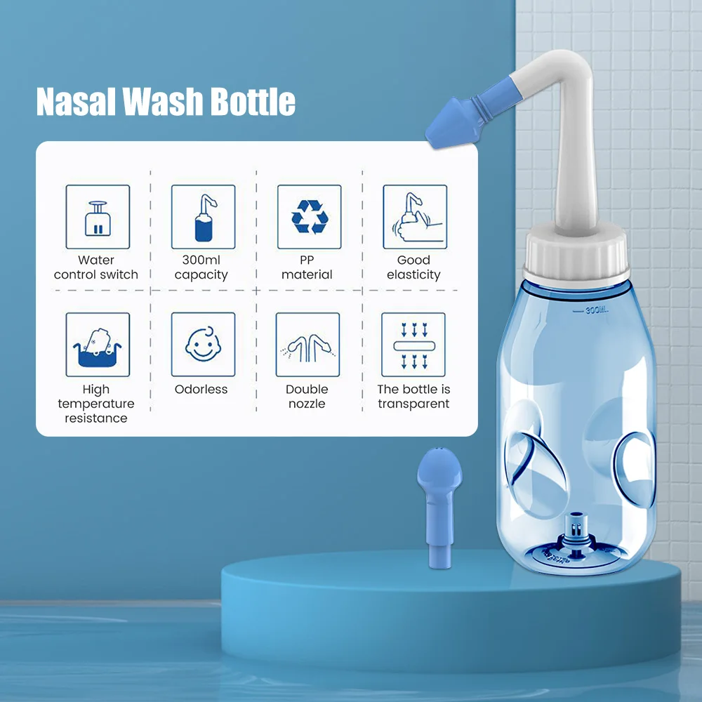 Nasal Wash Bottle Medical Nose Rinitis Cleaner Child Rinse Washer Neti Pot Rhinitis Avoid Allergic Sinusite Irrigator Sneezer