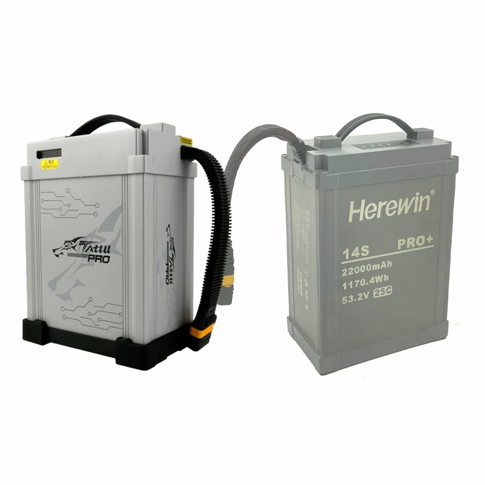 

herewin 14S 53.2V Pro+ 22000mAh AS150U and tattu 14S 22000mah HV 플러그. 농업용 드론에 적합합니다. 한국 내 지역 배송, 2일 이내 전달 가능합니다.