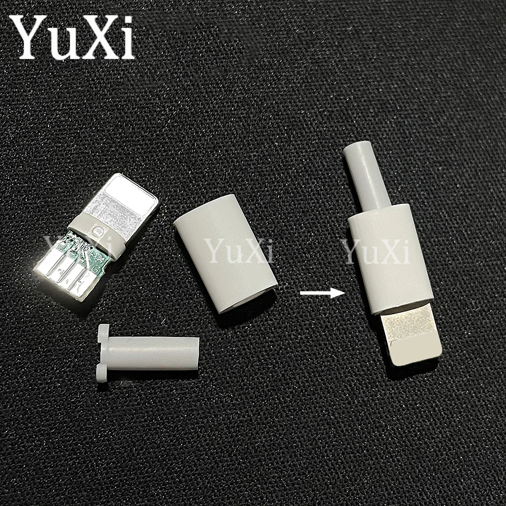 5Set USB Plug 2.6 3.0mm With Chip Board Male Connector Welding Data OTG Line Interface Charging Cable For IPHONE Lightning Dock