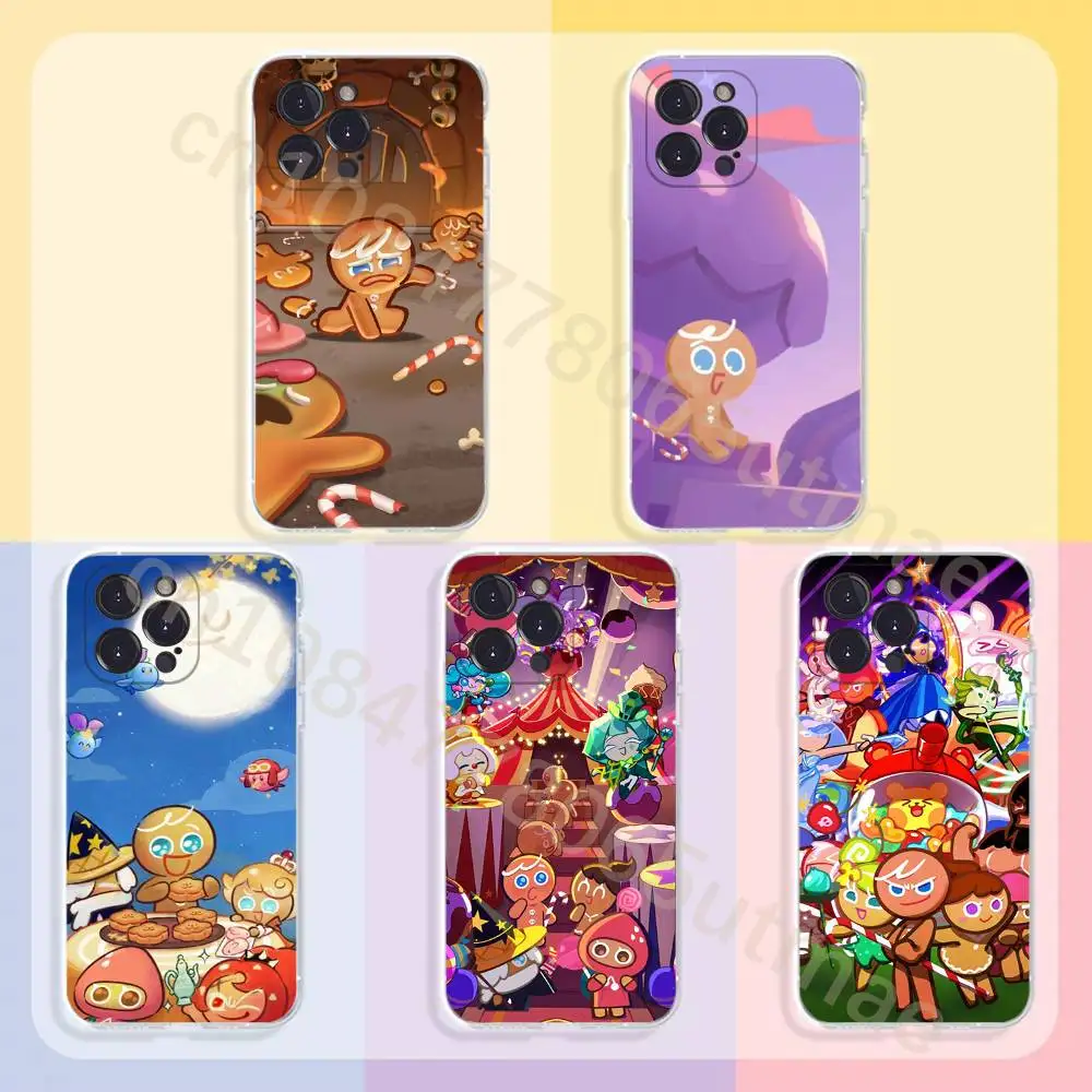 

C-Cookie Run K-KingdomS Phone Cases For iPhone17,16,15,14,13,12,11,Pro,Max,Plus Luxury Camera Protection Plastic