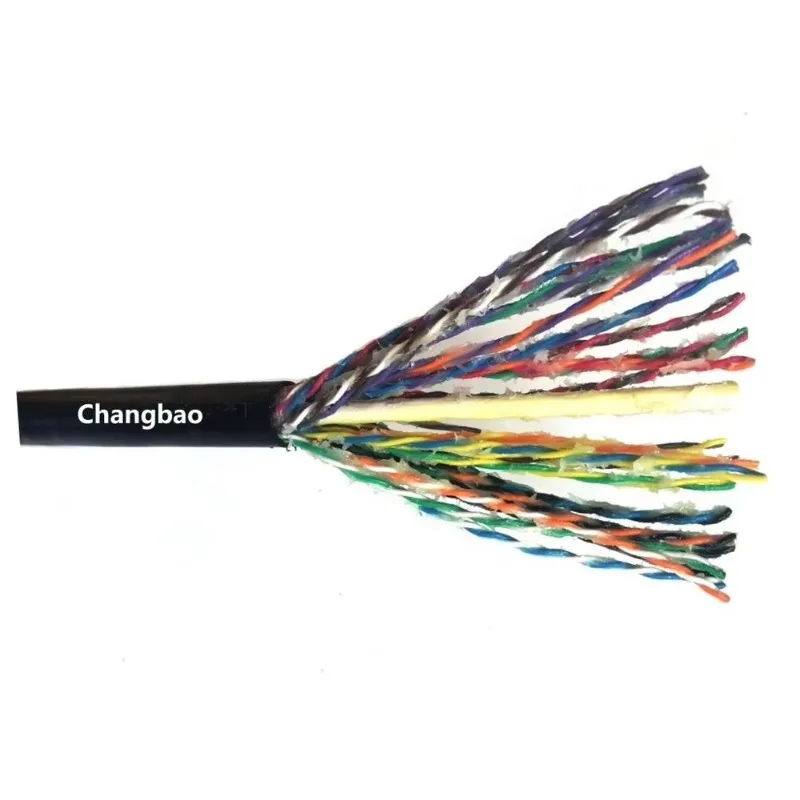 Cat5e UTP 10/16/25/50 Pair Cable - 24AWG Solid/Stranded Gel Filled Waterproof LAN Ethernet Cable Cat5e UTP Multipair Ethernet