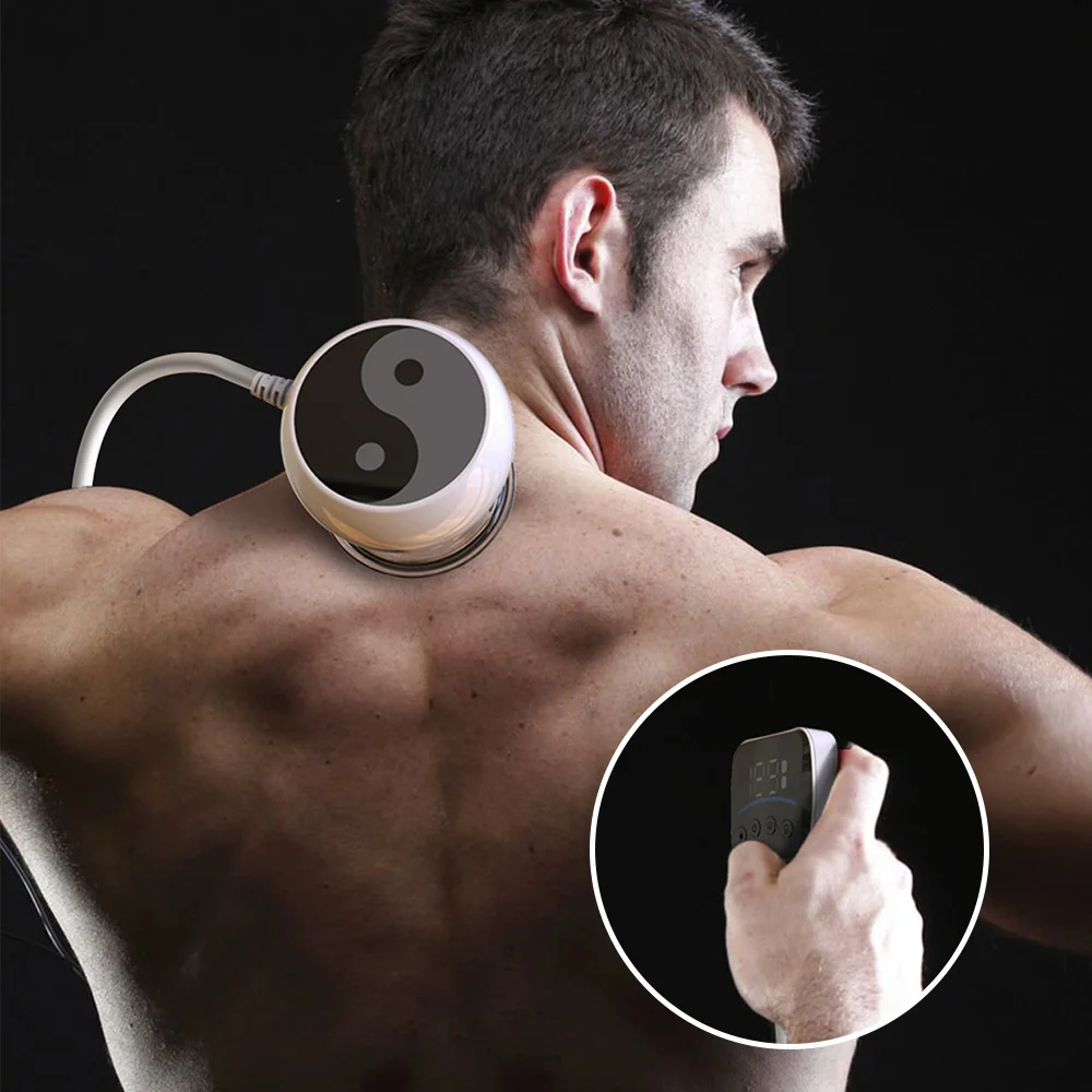 Customizable Electric Cupping Smart Vacuum Cupping Visual Remote Control Cups Back Massage Body Cup Detox Anti Cellulite