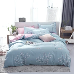 Simple printed Duvet cover single bed Quilt cover Geometric Pattern queen king size one comforter cover without Pillowcases