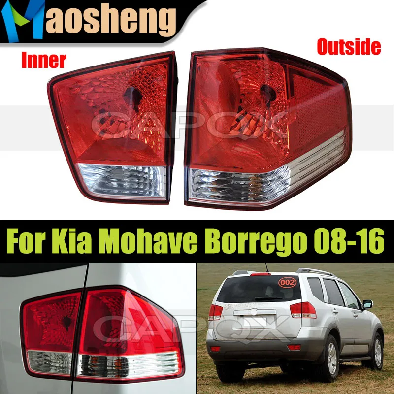 

Rear Bumper Taillight Taillamp For Kia Mohave Borrego 2008-2016 Rear Stop Brake Tail Light Lamp