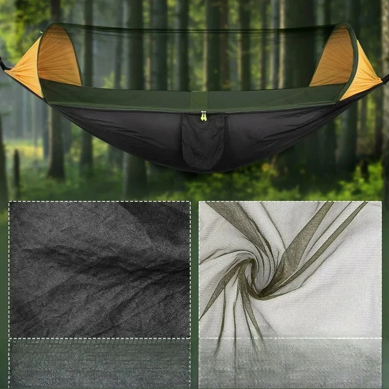 

#For Portable Tent Camping Hammock with Mosquito Net Multi Use Portable Hammock Swing Tent for Hiking Camping&
