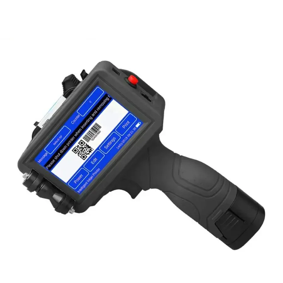 Handheld inkjet coding printer, carton, sheet date coding machine text pattern inkjet printer