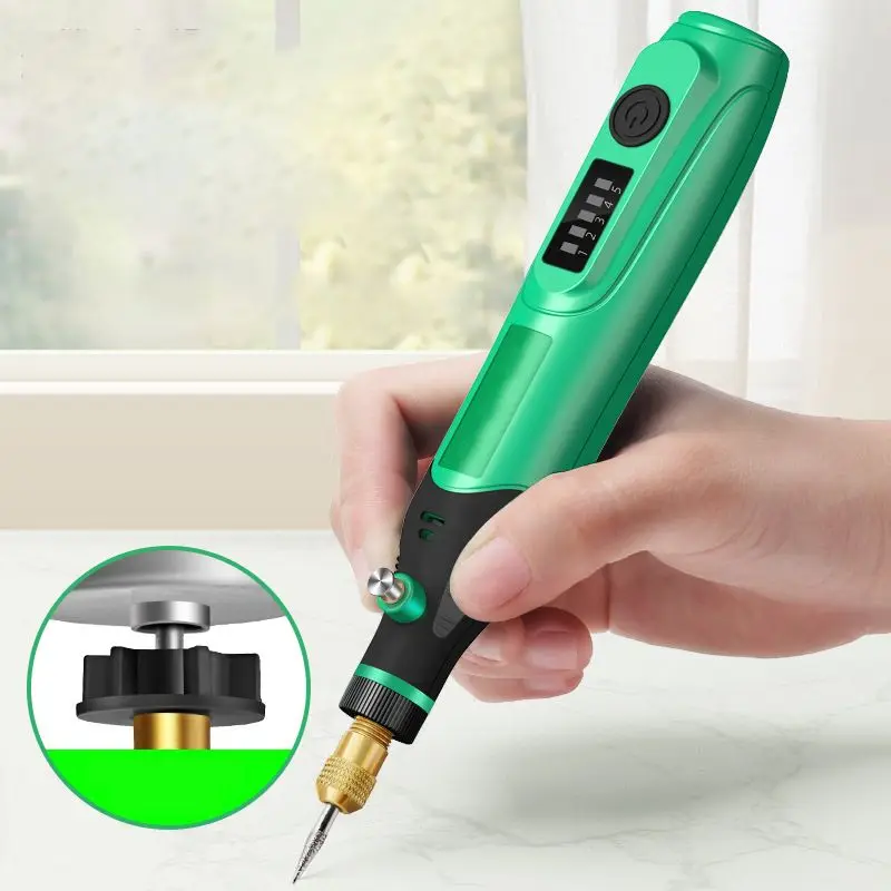 Electric Drill Grinder Engraver Pen Grinder Mini Drill Polishing Electric Rotary Tool Grinding Machine Miniature Household Tool