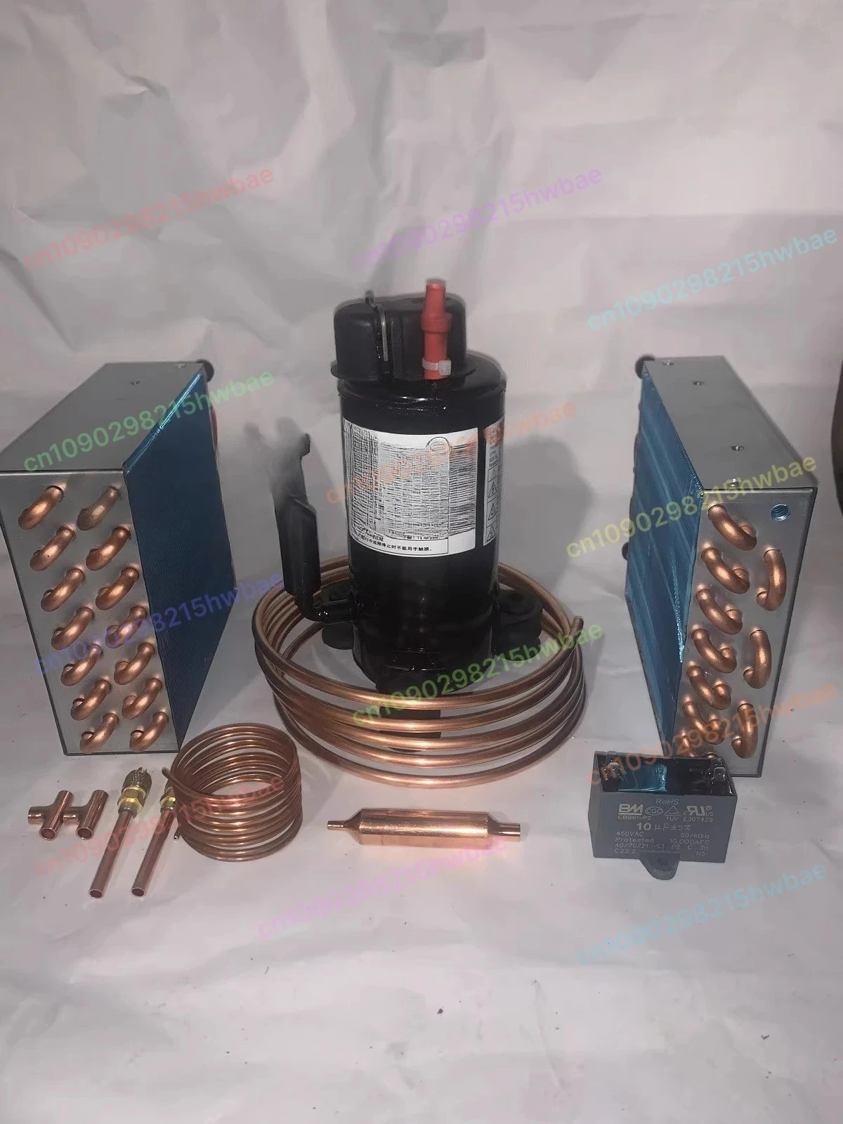DIY Mini AC Waterkoeler Compressor Kit Complete koelonderdelen Condensor Verdamper Home Cooling Project