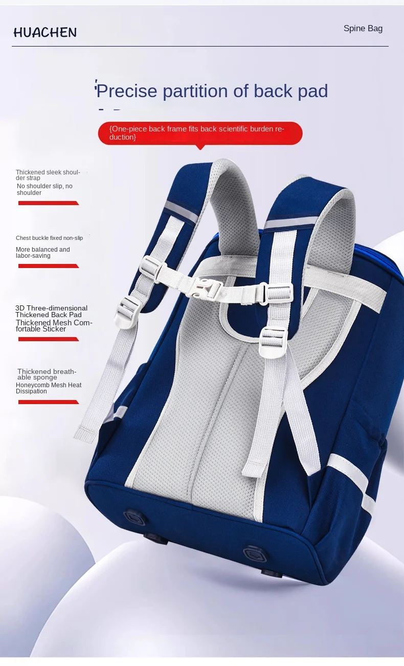 Disney Orthopedic School Bag For Boy Girl Sofia Elsa Spider Man Primary Student Shoulder Backpack Large Capacity Light Mochilas