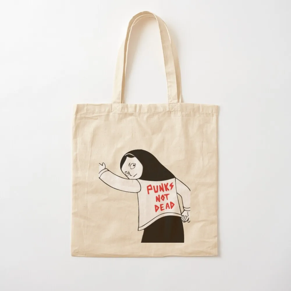 Punk is Not Dead Tote Bag حقيبة نسائية حقيبة تسوق نسائية حقائب قماش حقائب للنساء #2