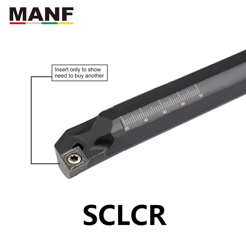 MANF Turning Tool SCLCR S10K-SCLCR06 Internal Lathe Boring Bar Tungsten Carbide Tools For CCMT06 CCMT09 Turning Inserts