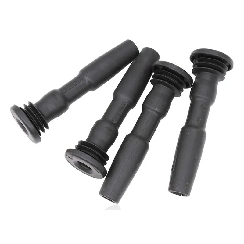 4PCS IGNITION COIL RUBBER BOOTS WITH SPRING FOR AUDI A3 Q3 SKODA OCTAVIA VW GOLF VII POLO SEAT (2011-) 1.2 1.4 1.5T 04E905199A H