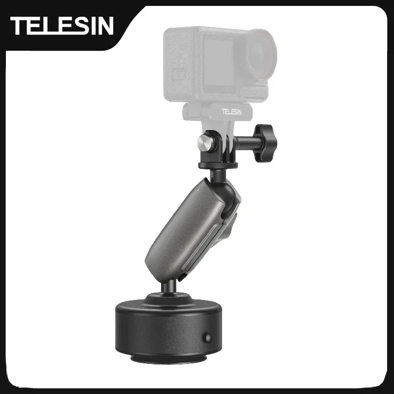 

TELESIN Electric Suction Cup Mount For Gopro Insta360 DJI Action Camera 360° Rotation Holder Universal For Action Camera