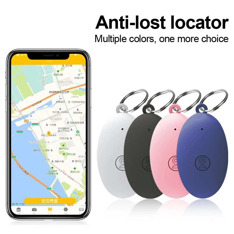 Dog Cat Finder Mini GPS Tracking Device Anti-lost Tracker For Kids Pet Key Wallet Smart Bluetooth Tracker Locator IOS/ Android