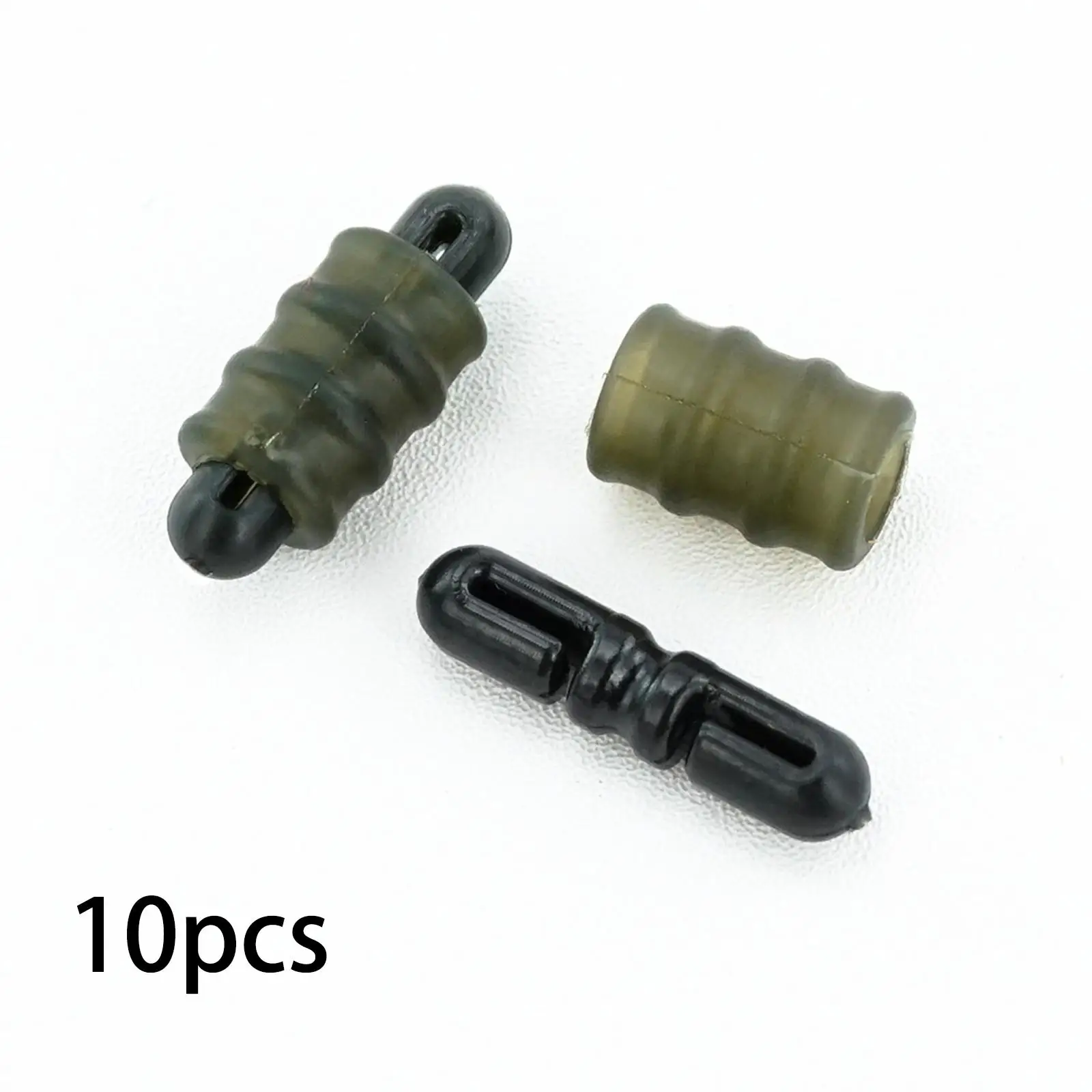 10x Fishing Rigs Connector Bead Sturdy Convenient Easy to Use Lightweight Multifunction for Freshwater Saltwater Fishing Parts