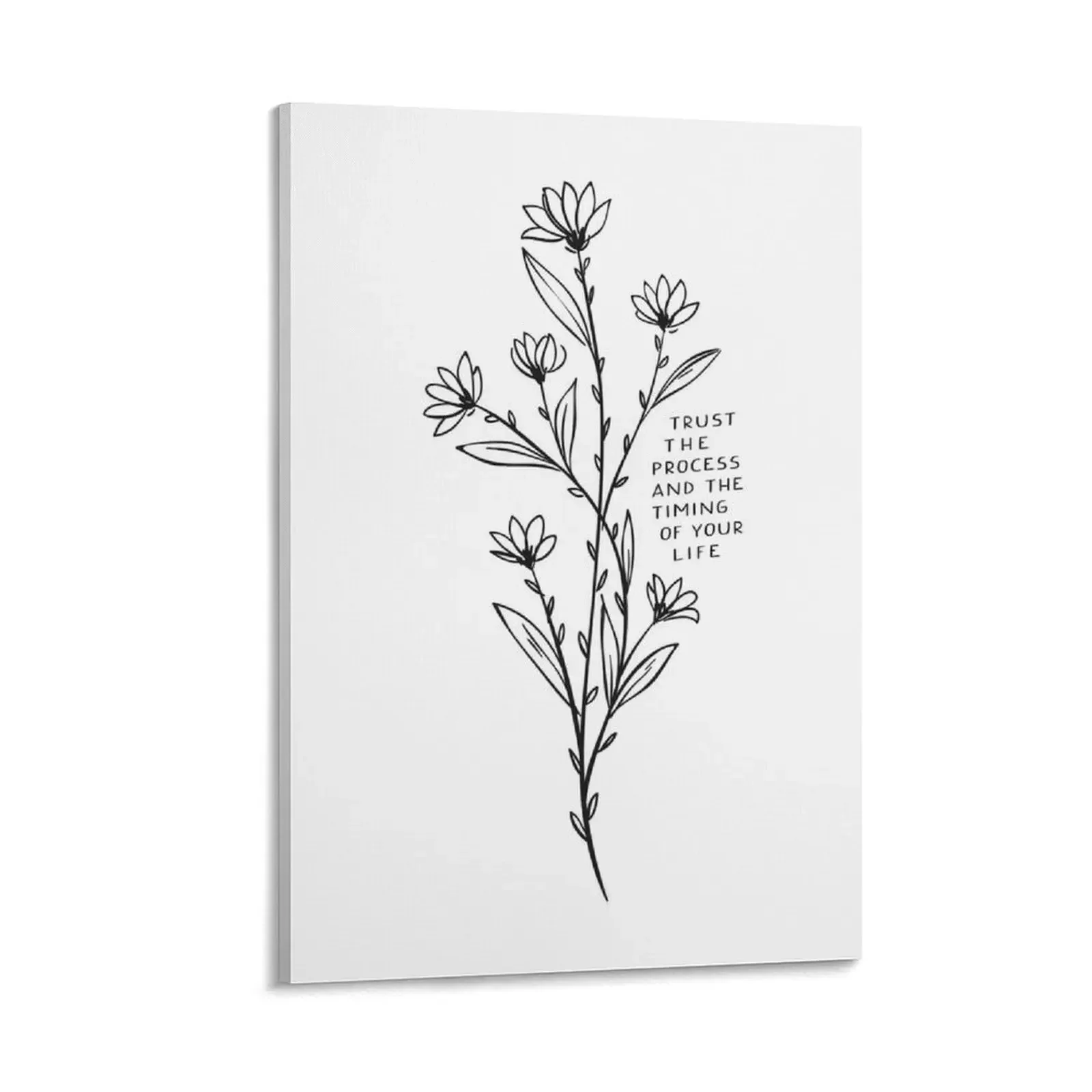 

Trust the Process and Timing of Your Life Canvas Painting art mural room decoration fashion wall paintings
