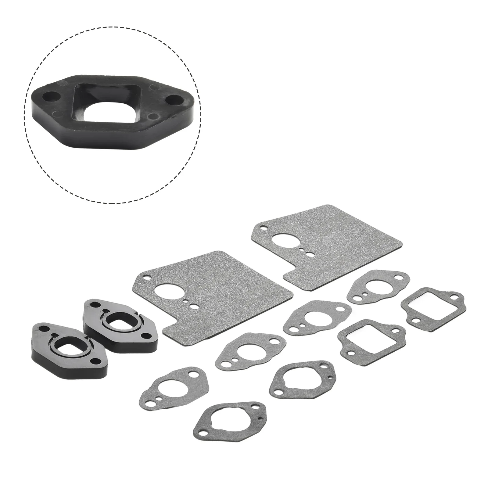 Practical Carburetor Gasket for Honda HRB216 HRR216 HRS216 HRT216 HRZ216 HRR216K2 HRR216K3 HRR216K4 HRR216K5 HRR216K6 2 Sets