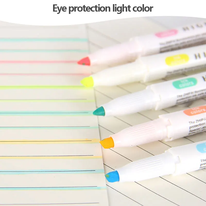 5/15/25 Pcs Double Head Highlighter Pens Graffiti Markers Highlighters Art Colored Sketch Markers Kawaii Korean Stationery image 5