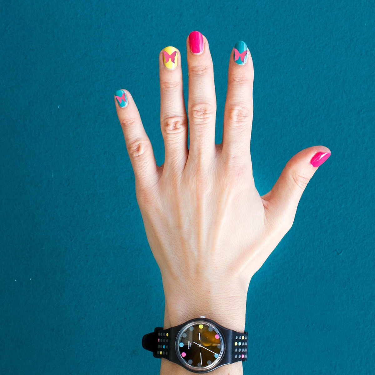 

1Set Butterfly Shape Nail Sequins 12 Colors Creative Manicure Decor Pretty Nail Paillette Salon Home Use Manicure Decor