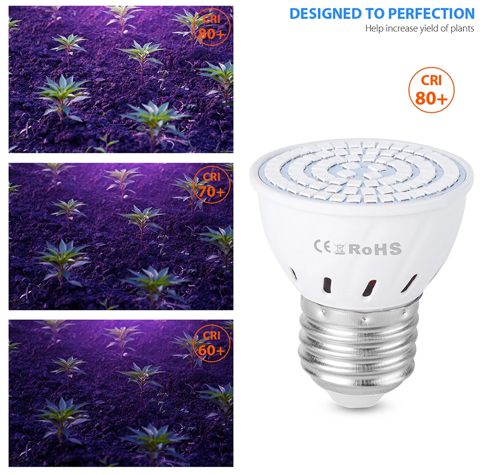 9W E27/E26 LED Wachsen Licht GU10 Volle Spektrum Pflanzen Lampe E14 Für Indoor Topf Obst Growbox Anbau birne MR16 AC220V 5W 7W – Detail 9