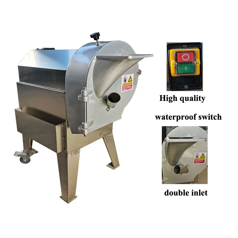 

High Quality Electric Potato Cutter Slicing Shred Dicing Machine Commercial Vegetable Cutting Machine 1500W