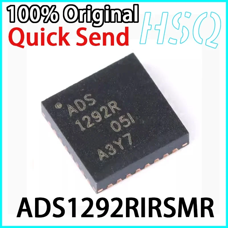 2PCS Original ADS1292RIRSMR ADS1292R VQFN-32 24 Bit Analog-to-digital Converter Chip