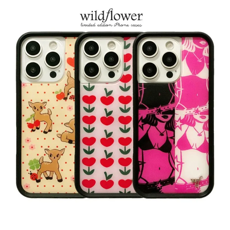Wildflower ثلاثية الأبعاد تارا لذيذ أوه تزلف جراب هاتف آيفون 16 15 14 13 12 11 17 برو ماكس زائد الهواء 16pro WF فاسق فتاة هدية غطاء #2