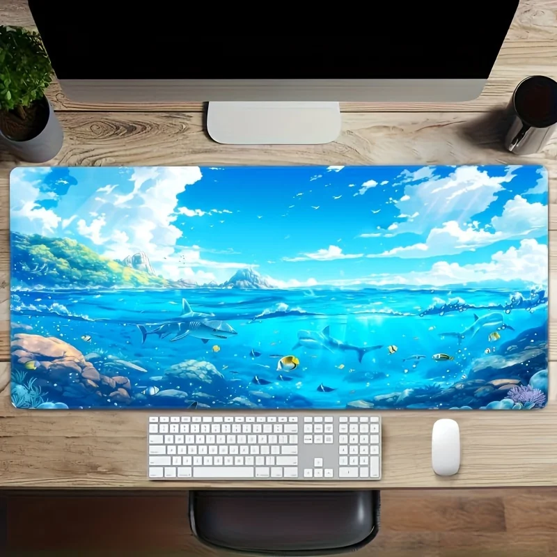 

Game Use Rectangle Cloth Mouse Pad Accurate Control Soft Surface For PC Laptop Gamer Home Use