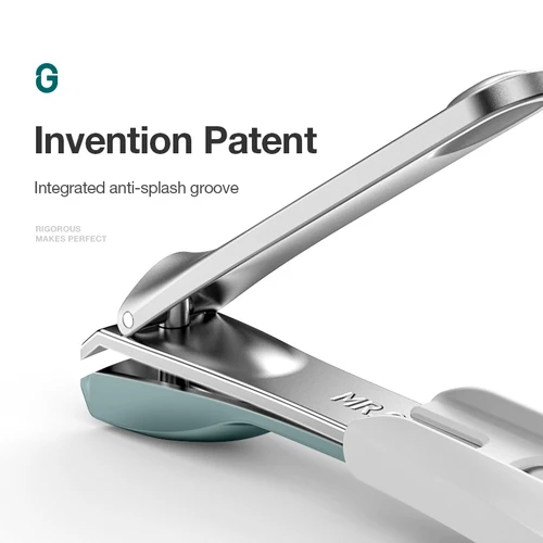 Imagen 2 del producto MR.GREEN Cortauñas antisalpicaduras delgado y desmontable de acero inoxidable, fácil de usar, apto para viajes