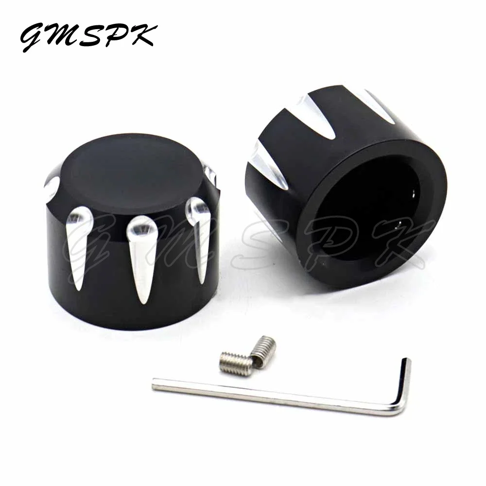 Fit for Harley Dyna Fat Bob Touring Electra Glide Road Glide Sportster Iron 883 1200 Motorcycle Front Axle Nut Cover Cap Bolt