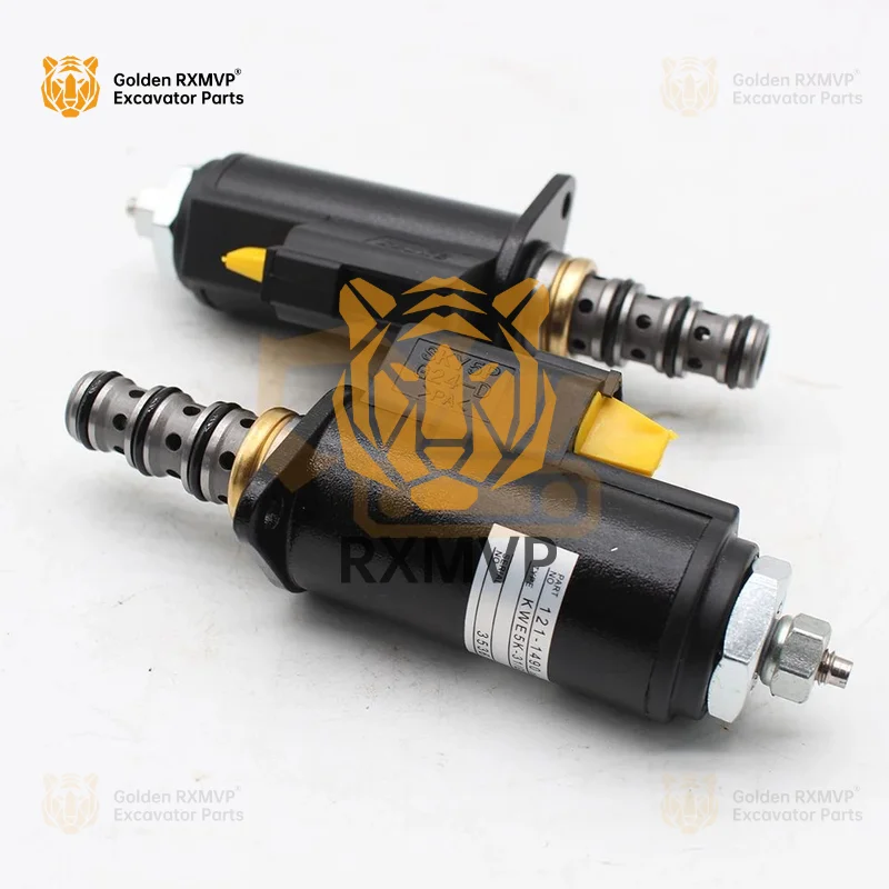 For Caterpillar E320b E321b E322b E332c Parts Kwe5k 31 G24ya30 Hydraulic Pump Solenoid Valve 1211490 121 1490 Excavator