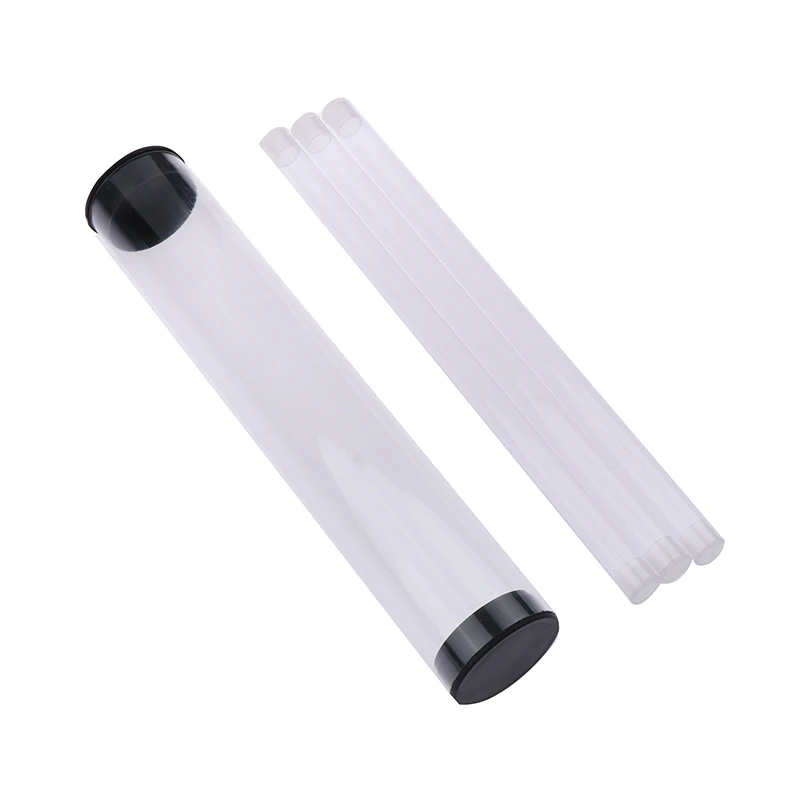 Acrylic Clear Storage Tube Rotating Pen Holders Plastic Pen Case Gift Pen Packaging Box Lightweight Cylindrical Tube Containers