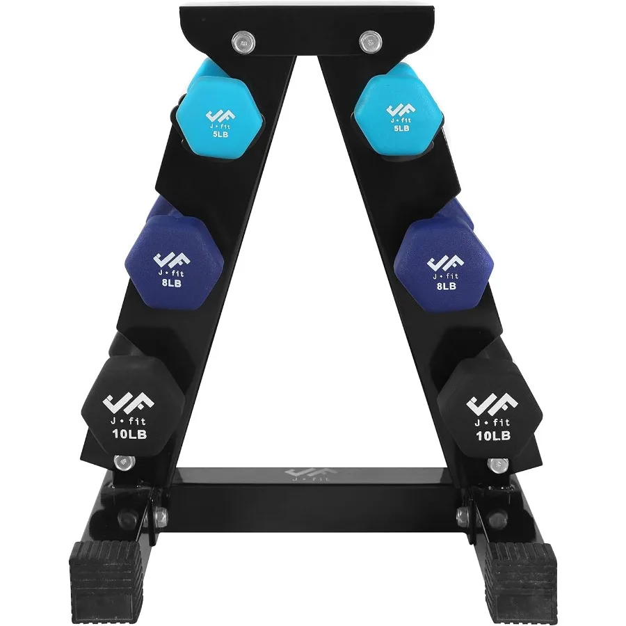 

Dumbbell Pairs or Sets Neoprene Vinyl Coated Hand Weights for Home Gym Strength Training Aerobics Cardio Exercise and Fitness I