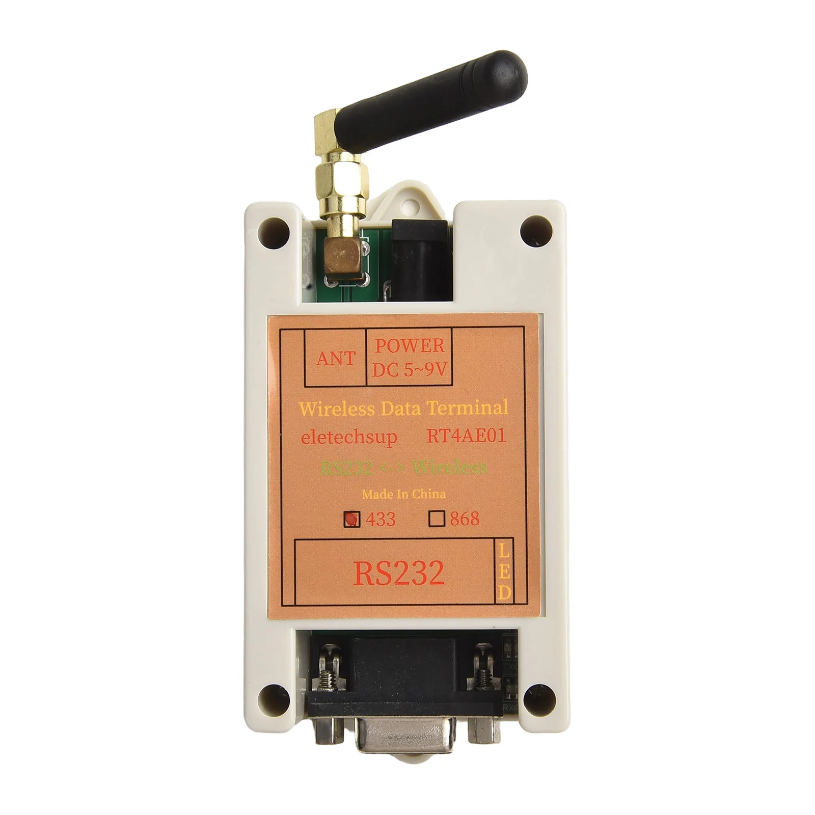 

Двунаправленный беспроводной приемопередатчик RS232 для эффективной передачи последовательных данных на большие расстояния (до 500 м)