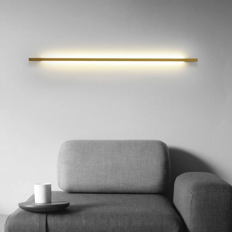 

TV Background LED Wall Hanging Lamp Modern Minimalist Led Wall Lamp Living Room Bedside Left And Right Decorative Home Lighting