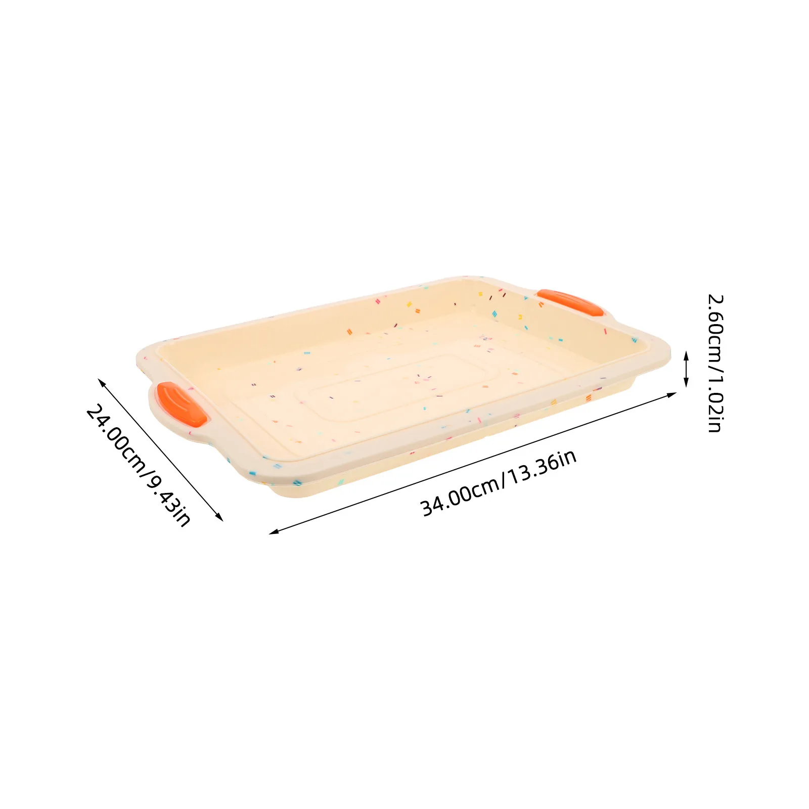 Food Grade Silicone Square Brownie Pan – Non-Stick, Flexible, Easy Demold & Clean, Baking Dish for Cakes