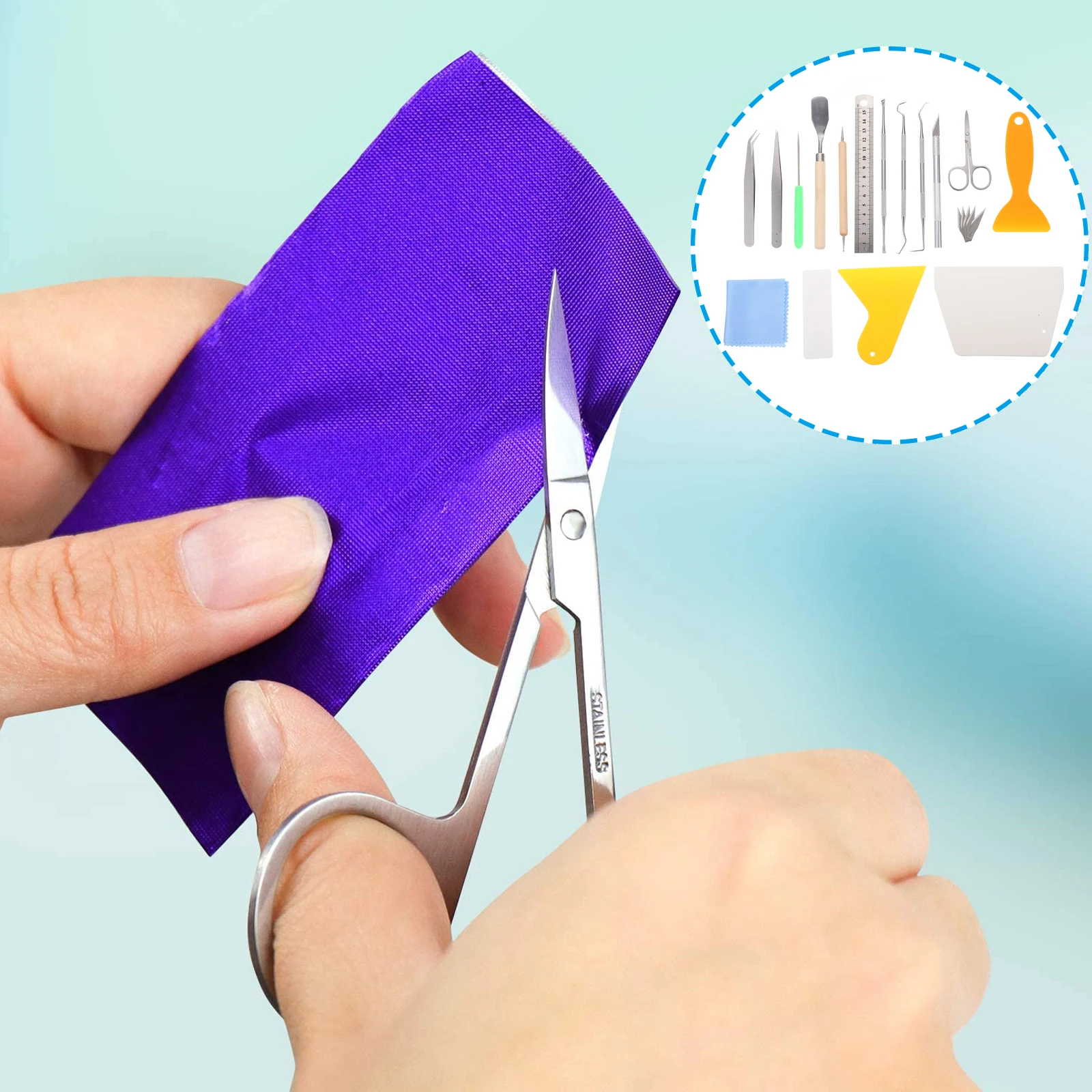 

21pcs Vinyl Weeding Tool Precision Carving Craft Making Hobby Knives Kit For Paper Adhesive Sewing Lettering Camper