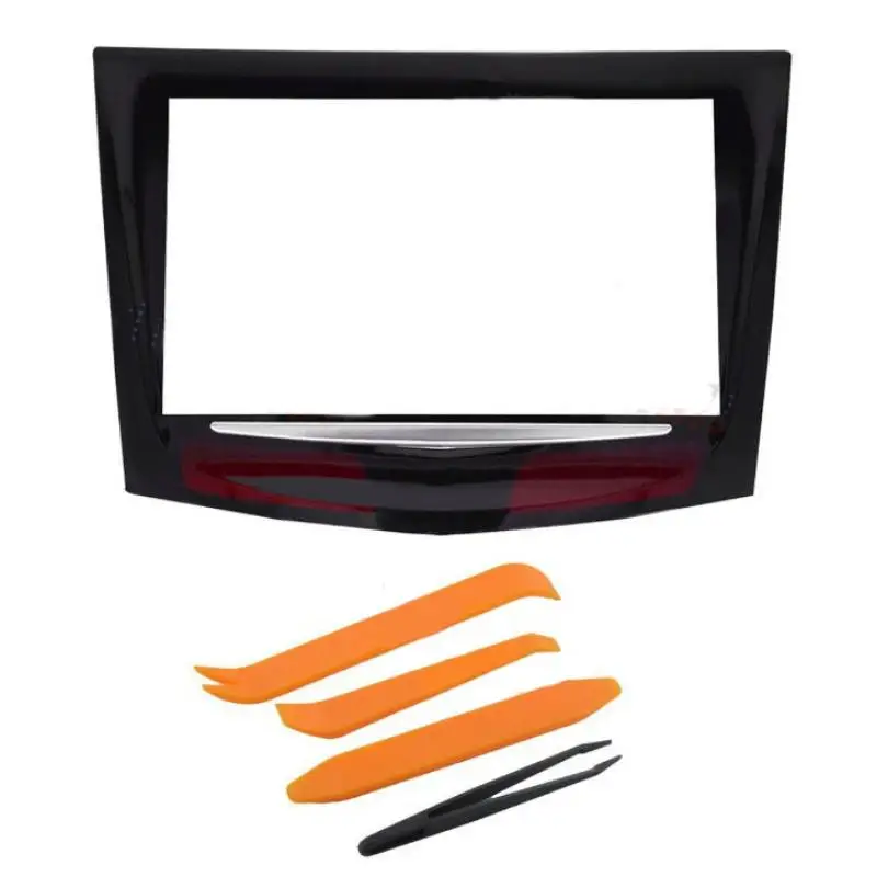 CUE Touch Screen Digitizer Glass With Disassembly Tools Fit For Cadillac ATS CTS SRX XTS 2013-2017 Car Intelligent Radio Touch Panel Replacement