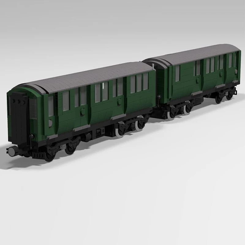 都市型車両モデル MOC 組み立てブロック レールディーゼル複合電車 モジュール式テクノロジー 子供向けホリデーギフト 組み立て玩具セット