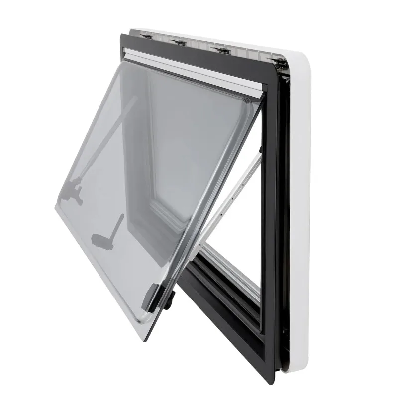 Luxury RV Body Parts Right Angle Window with Anti-Insect Net Aluminum Alloy & Acrylic Travel Equipment for Camping Custom Sizes