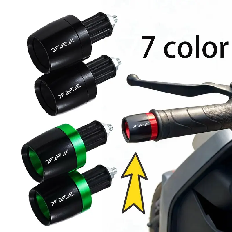 

1 Pair 7/8" Motorcycle For Benelli TRK702 TRK702X TRK 702 X 702X Universal Handlebar Grips Handle Bar Cap Ends Plug Slider