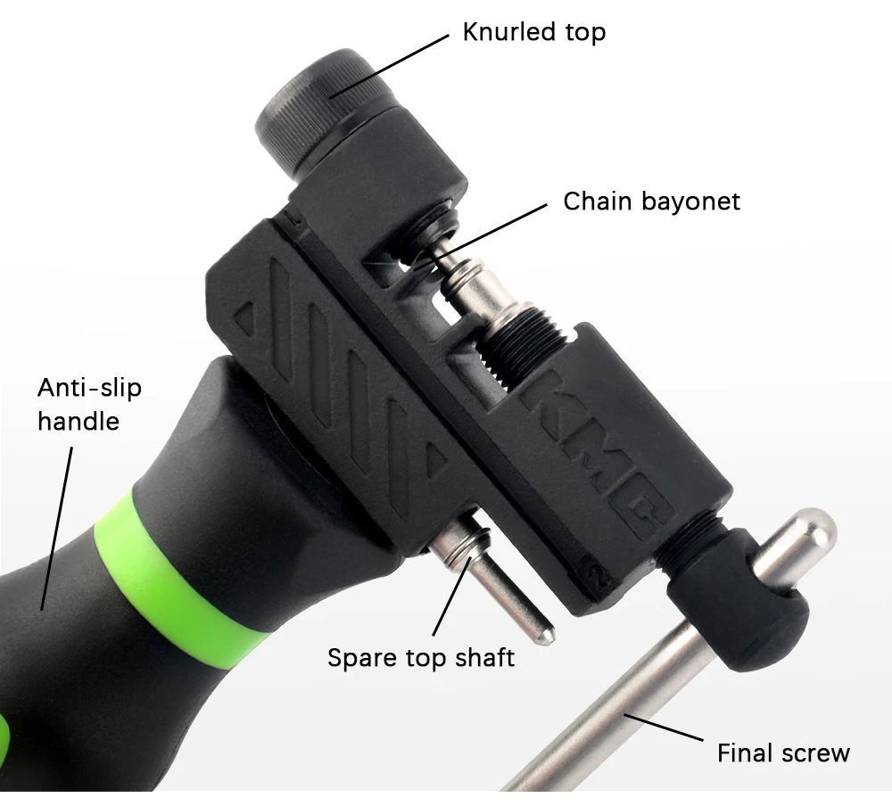 KMC Fahrradketten-Reparaturwerkzeug, 6, 7, 8, 9, 10, 11, 12-Gang-Mountainbike-Kette, Schnallenbrecher, Rennradketten, Stiftentferner – Detail 3