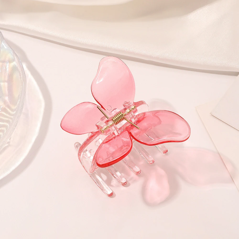 Frauen Kleine Schmetterling Haar Klaue Acryl Klaue Clip Mädchen Süße Haarnadel Krabben Haar Clips Chic Haar Clip Mode Haar Zubehör – Detail 21