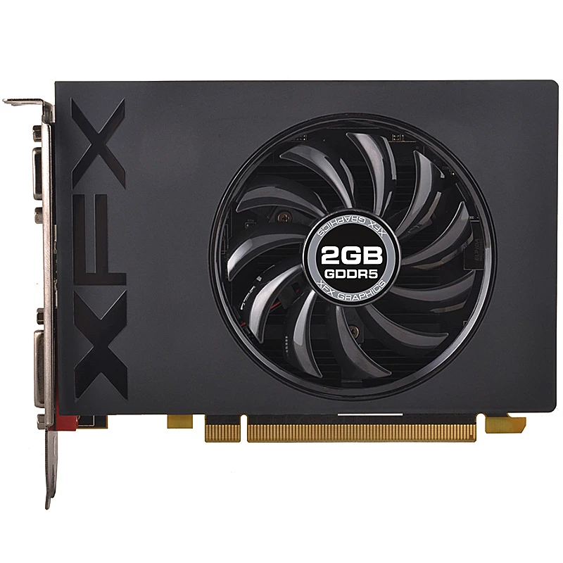 그래픽 카드 XFX Radeon R7 240A 2GB AMD RTX Modding pc용, R7 240A GDDR5 그래픽 스크린 카드 데스크탑 컴퓨터 GPU 중고