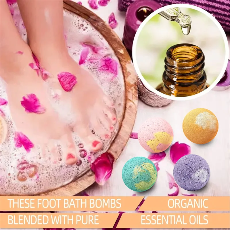 100g Ximonth Foot Bath Ball Moisturizes And Repairs Anti-cracking, Peeling And Cleansing To Relieve Discomfort And Ward Off Cold