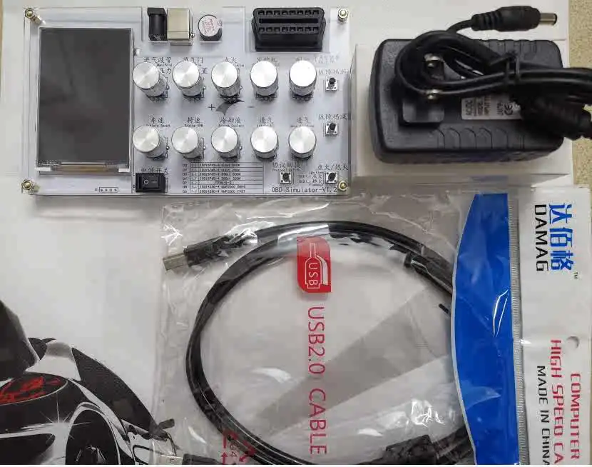 Automotive ECU Simulator/ELM327 Development and Testing/J1939/Internet of Vehicles/OBD Simulator/CAN Customization