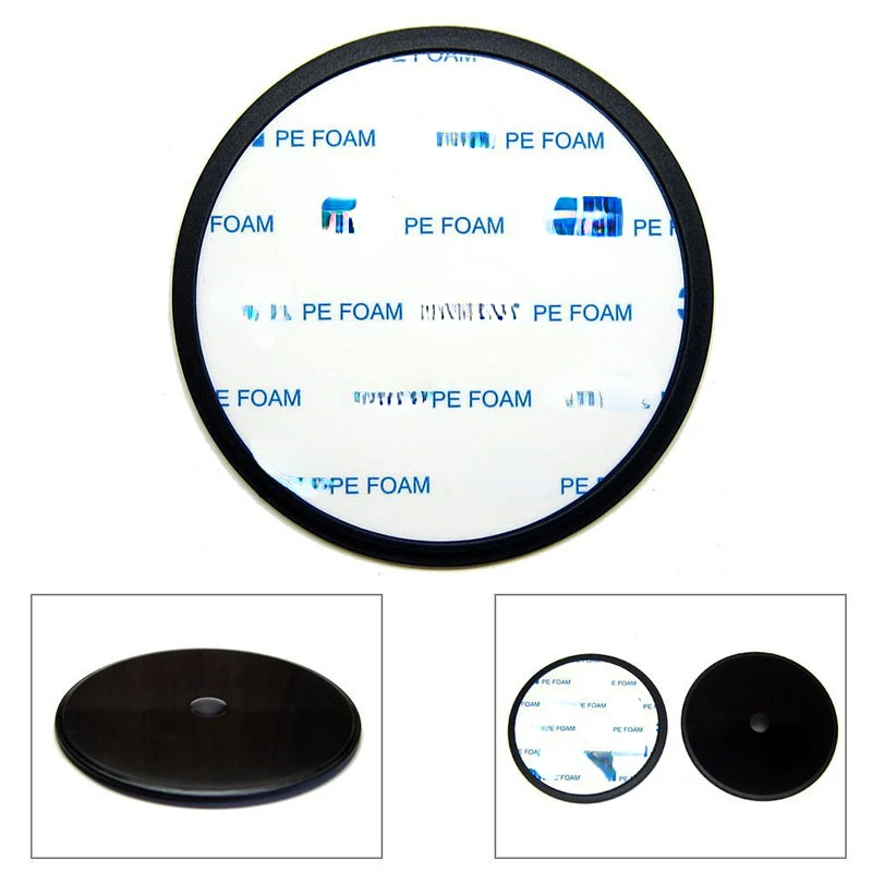 65mm 80mm 95mm 100mm M3 Adhesive Foam Tape Suction Cup Holder Base Car GPS Driving Recorder Mobile Phone Holder Fixed Sucker Pad